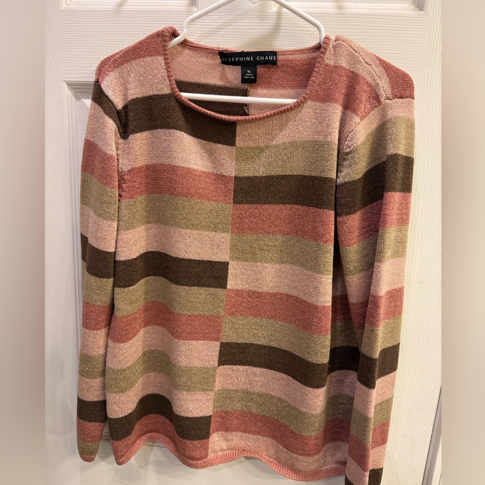 Josephine Chaus women striped sweaters